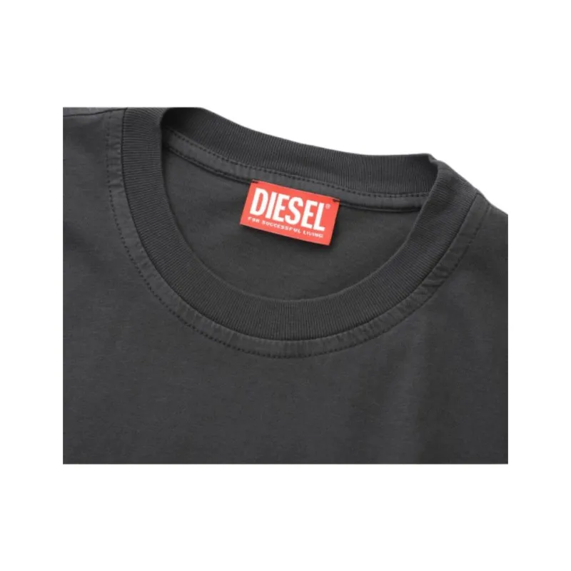 DIESEL T Shirts Men Black-3