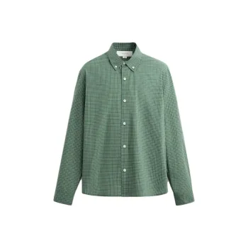 ZARA Shirts Men Zebra Print Green