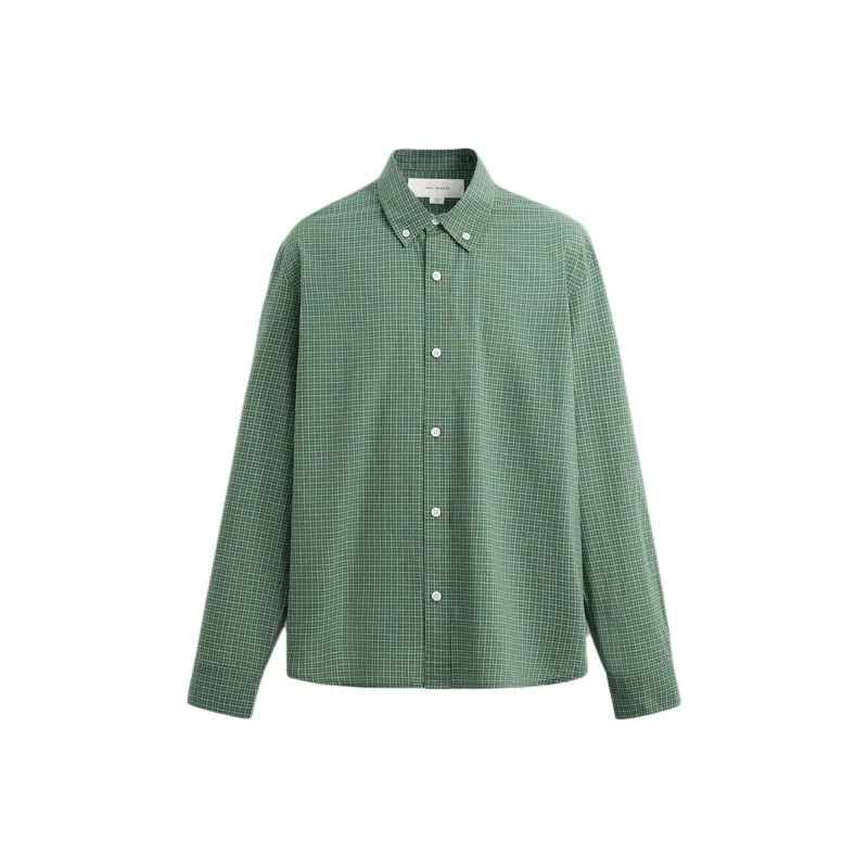 ZARA Shirts Men Zebra Print Green-0