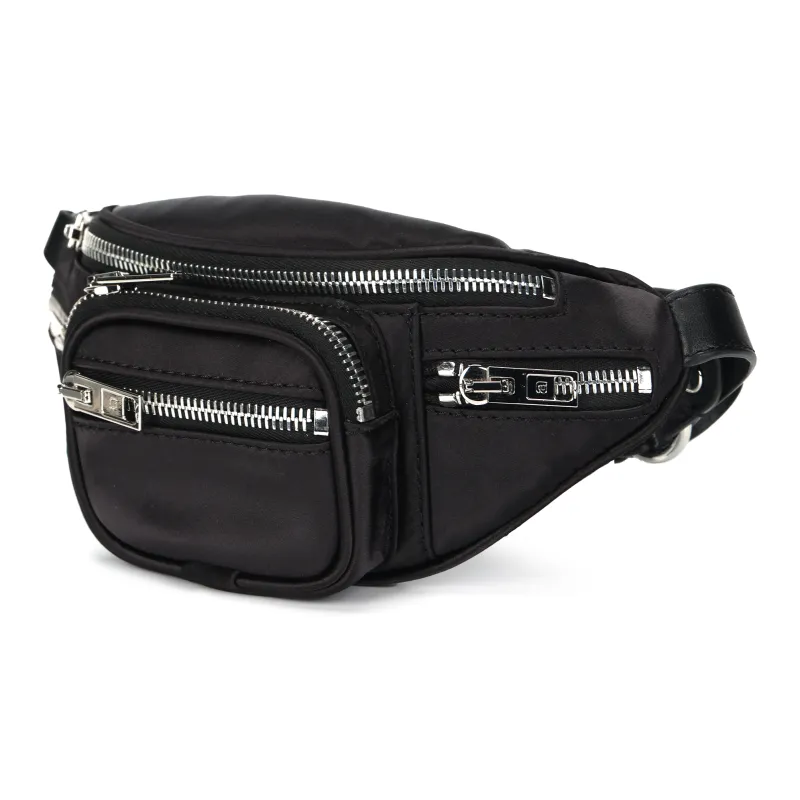 Alexander Wang Polyester Crossbody Bag, Fanny Pack Mini Unisex Black-1