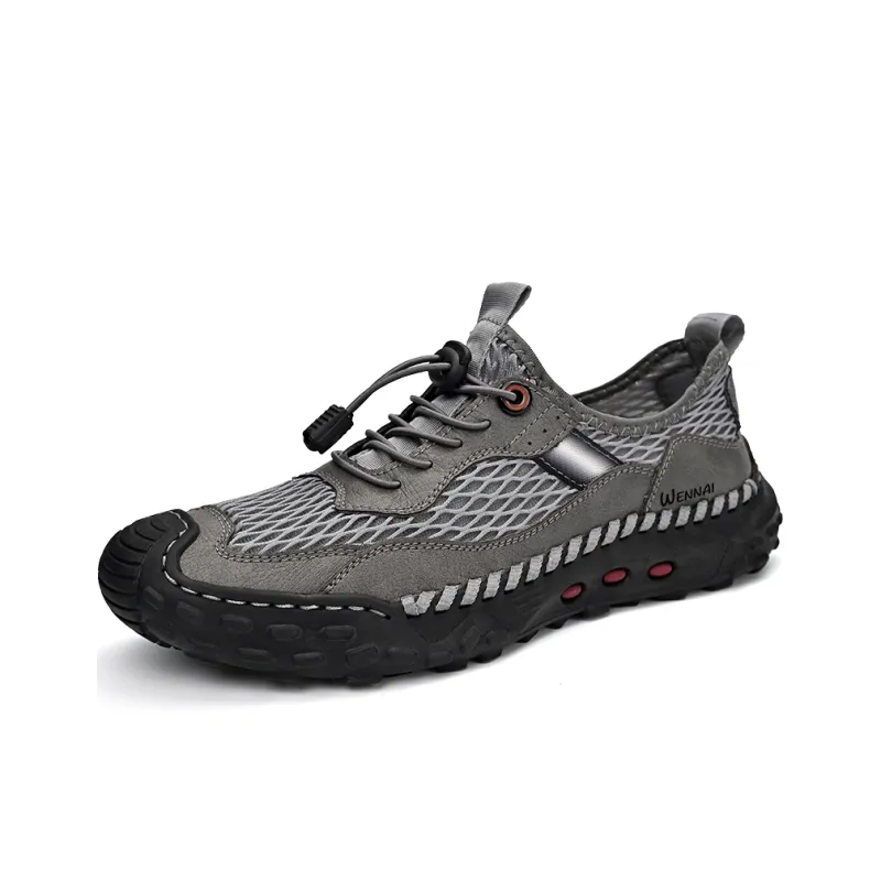 Wen Nai Casual Shoes Men's Gray-1