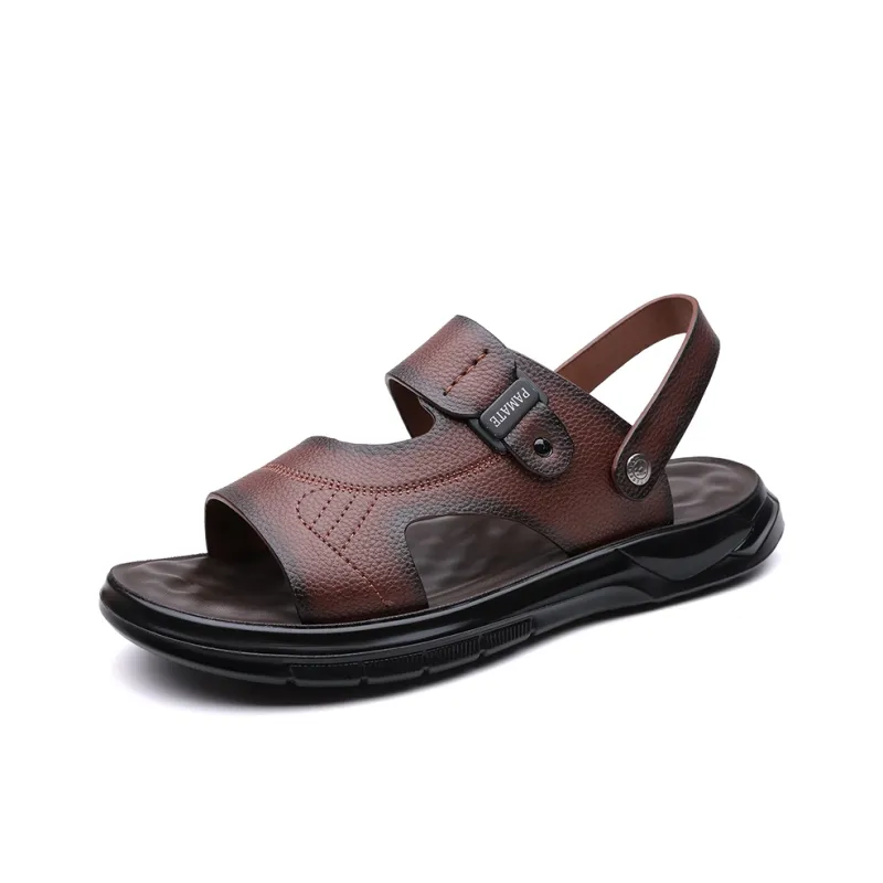 EGCHI Beach Sandals Men Black/Brown-7