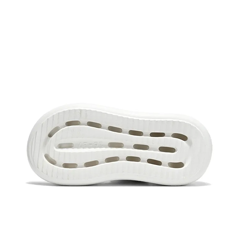 Binary EVA Slip Resistant Abrasion Resistant Slide Slippers Women's White-3