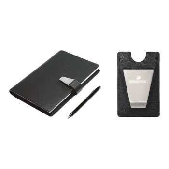 Swarovski Fashion Business Double Black & Card Holder Laptops