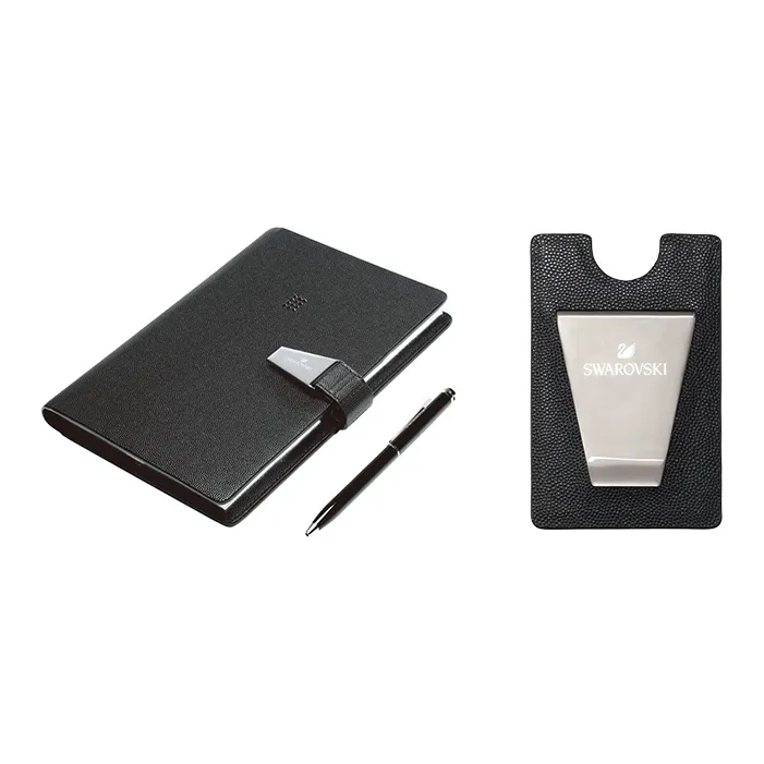 Swarovski Fashion Business Double Black & Card Holder Laptops-0