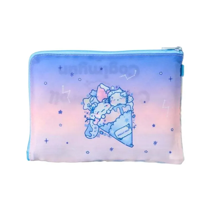 Sanrio DOLLY MIX Collaboration Polyester Tote Bag, Shopping Bag, Shoulder Bag Women's Light Blue-4