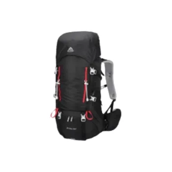 AIONE Mountaineering Bag Outdoor Bag PU 50L Night Raven Black Unisex