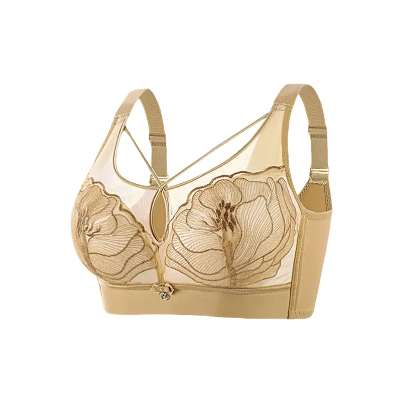 Flowers in water Women's Bras-0