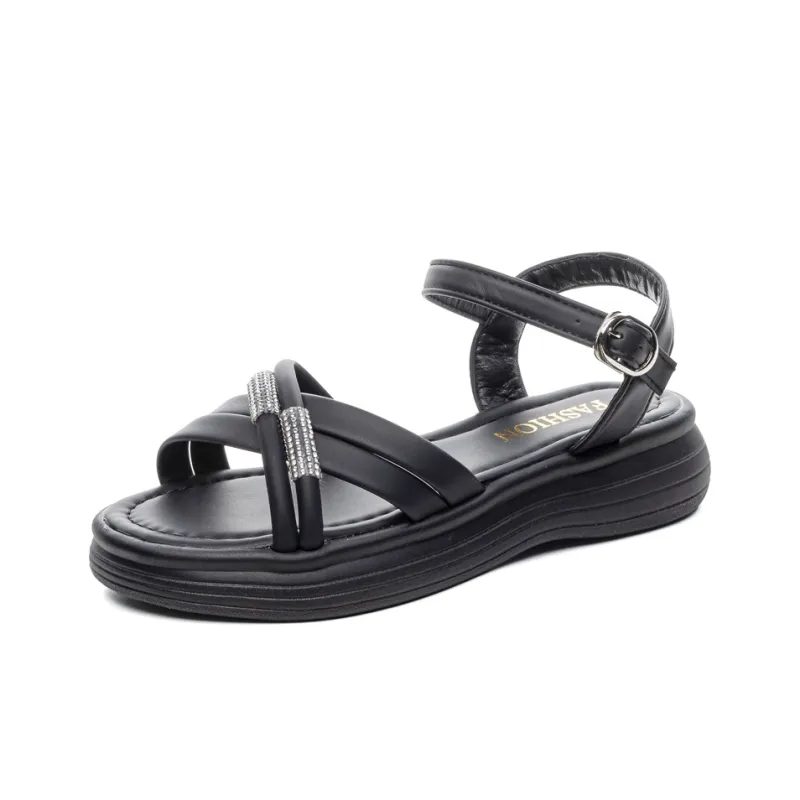 REIHUNG One Strap Sandals Women's-4