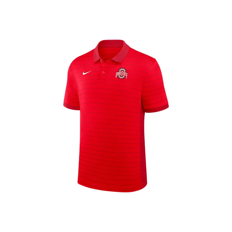 Nike Ohio State Sideline Victory Stripe Men's Nike Dri FIT College Polo-0
