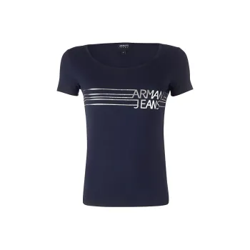 ARMANI JEANS T Shirts Women's Dark Blue