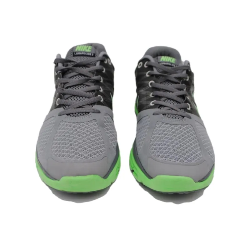 Nike LunarGlide+ 2 'Stealth Neo Lime'-2