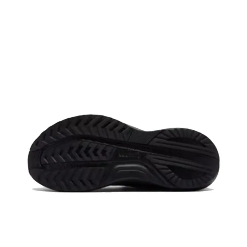 Saucony Anti Slip Wear Resistant Low Top Running Shoes Unisex Black-4