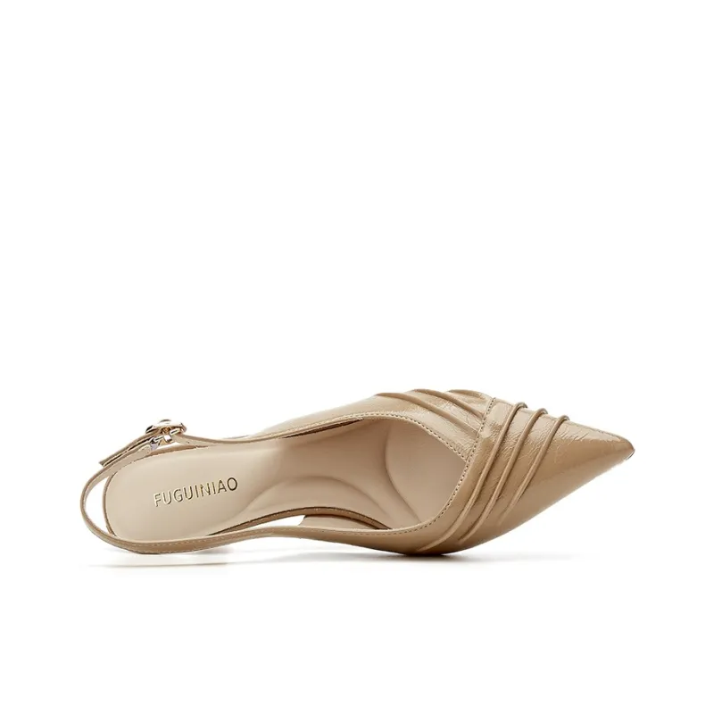 Rich birds High Heels Women's Apricot-3