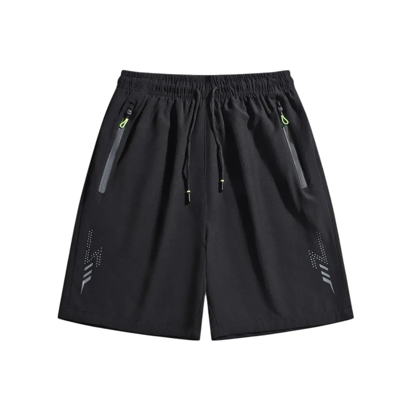 KVIV Casual Shorts Men Black -4