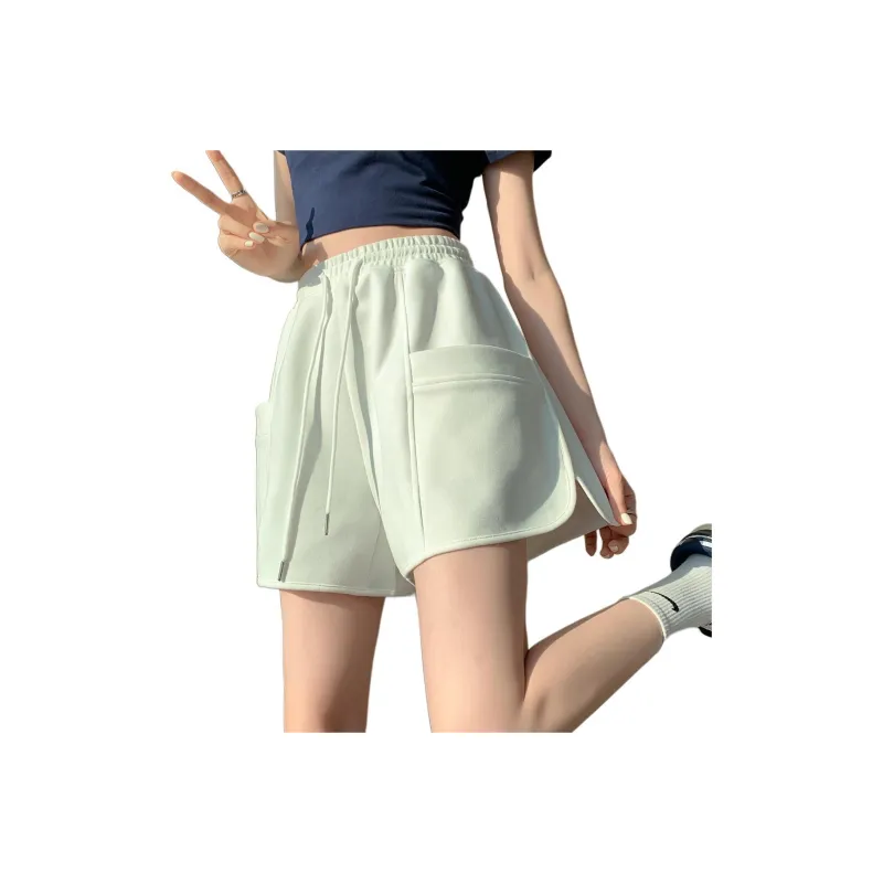 Tonlion Casual Shorts Women's White-1