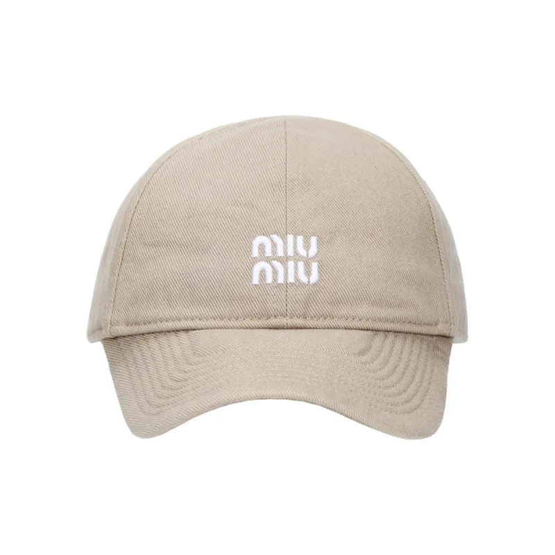 MIU MIU Denim Baseball Cap-1