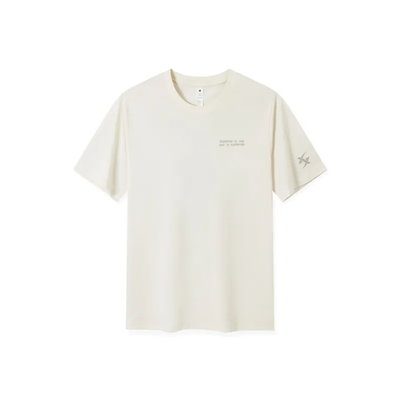 XTEP T Shirt Unisex Cotton White-0