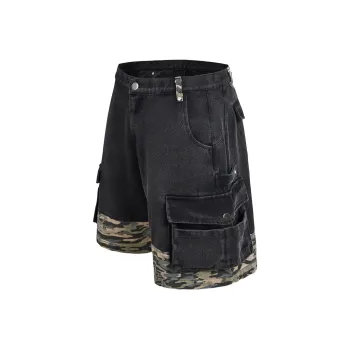 WILDX Cargo Shorts Unisex Black