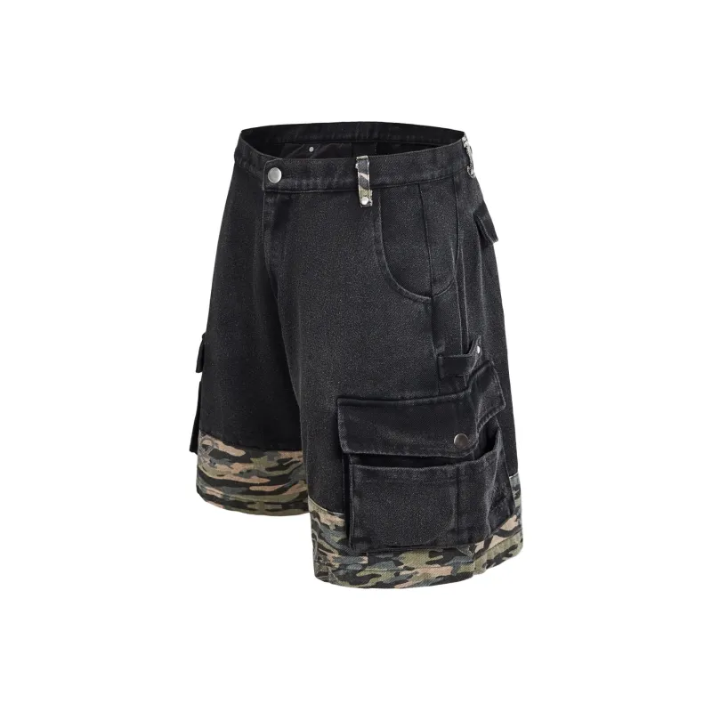 WILDX Cargo Shorts Unisex Black-0