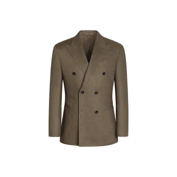 SKARO Business Suits Men Brown SKV1001 Single West