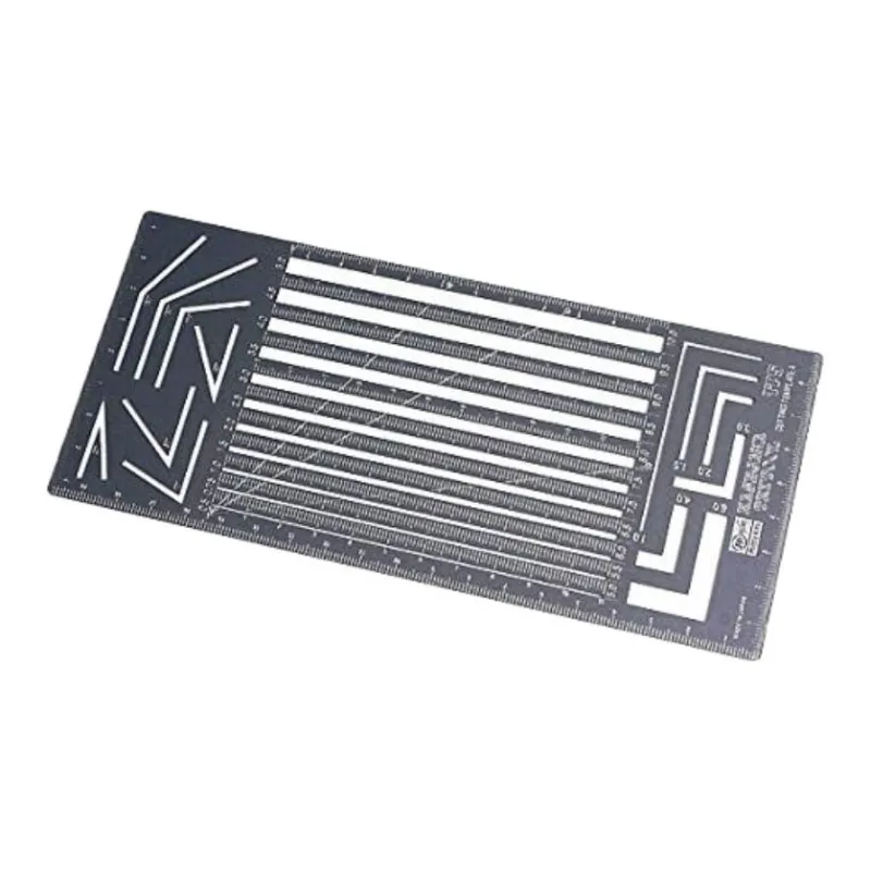 Hasegawa Trial Mold Tool Cutting Template A Straight Edge Parallel Width Ruler Plastic Model Accessories-1