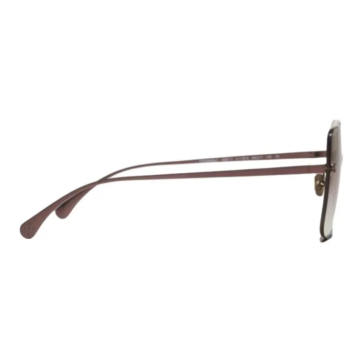 CHANEL Titanium Alloy Square Sunglasses Unisex Transparent-1