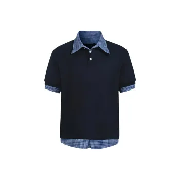 KLAMMKICKS Polo Shirts Unisex Navy Blue