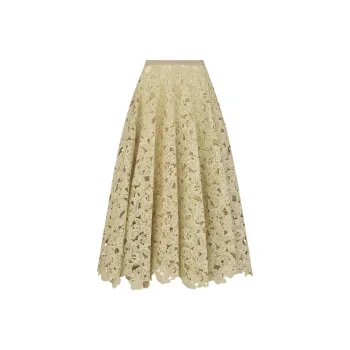 DIOR Dioriviera SS25 Casual Long Skirt Women's Yellow