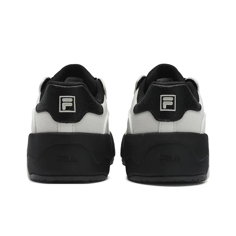 FILA OMELETTE Egg Bag Shoes Low Top Skateboard Shoes Women's Black White-3