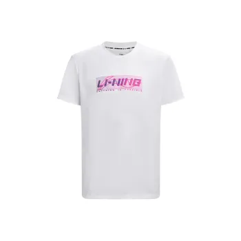 LiNing Badminton Series T Shirt Unisex White