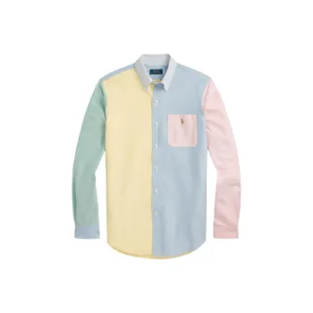 Polo Ralph Lauren Oxford Colour Block Long Sleeved Shirt