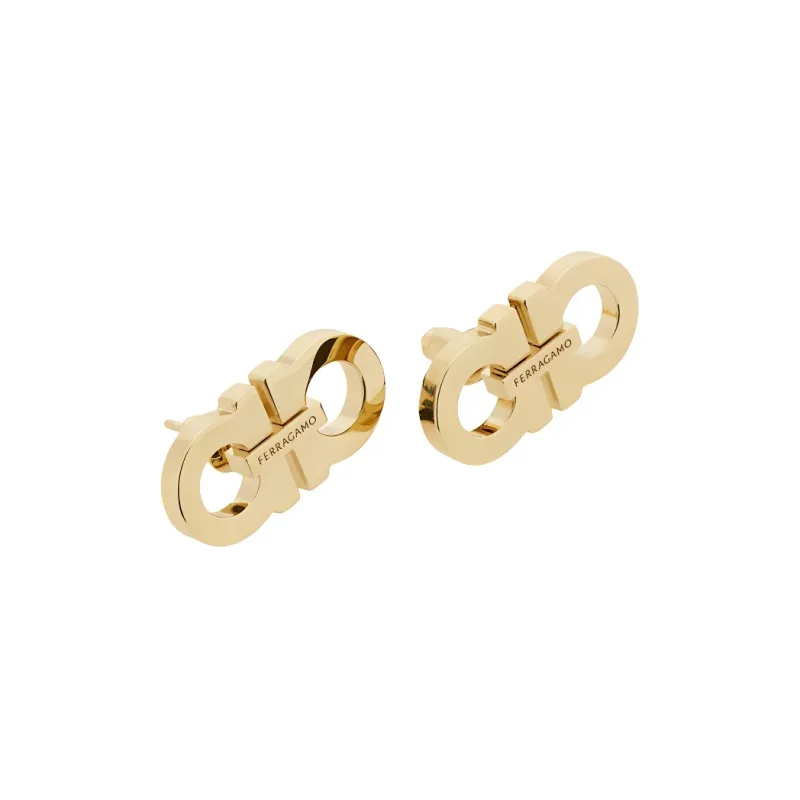 Ferragamo Double Gancini Earrings-1