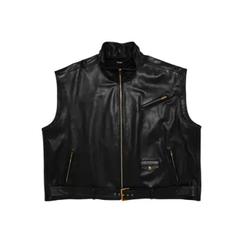 Willy Chavarria Vest Men's Black