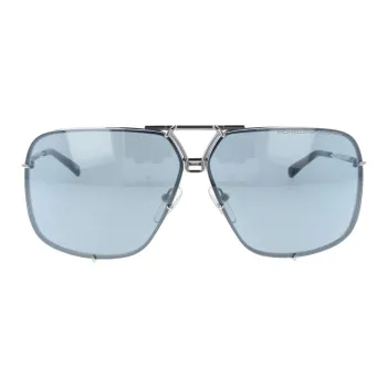 PORSCHE DESIGN Titanium Aviator Sunglasses Men's Silver