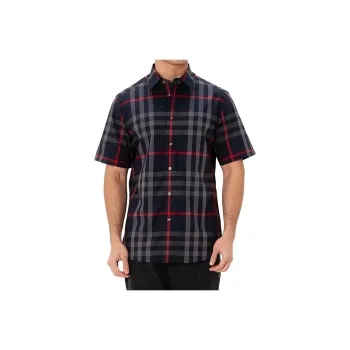 Burberry Shirt Men's Marine Blue