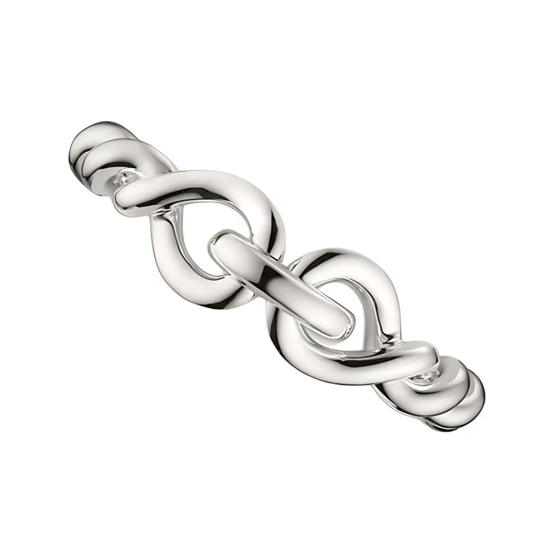 HERMES 925 Sterling Silver Bracelets Women's Silver-1