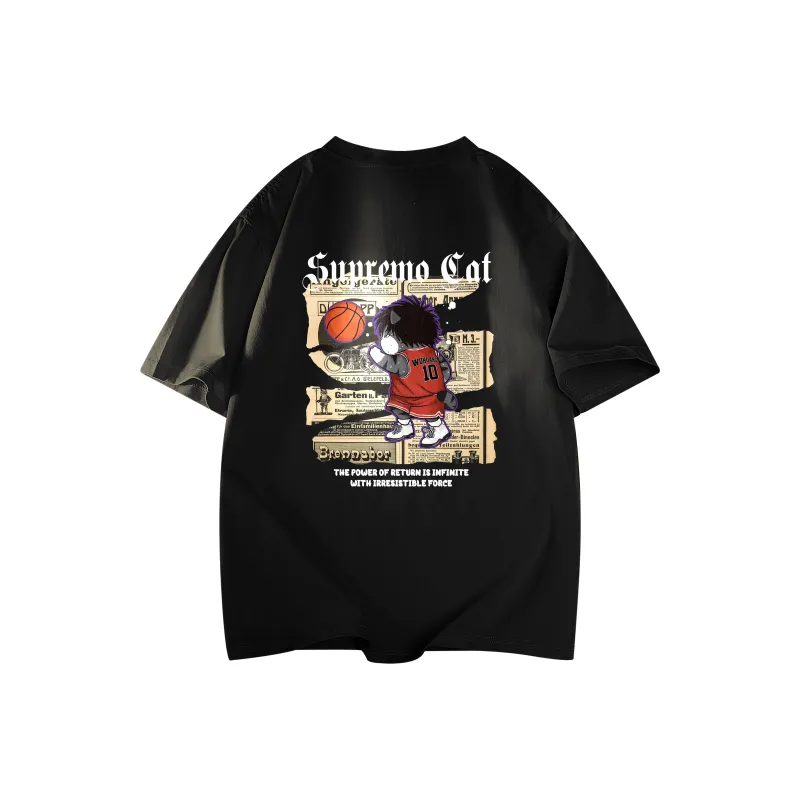 Supremo Cat T Shirts Unisex-0