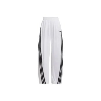 Adidas SS25 BANANA KNIT JOGGERS Casual Pants Women's White
