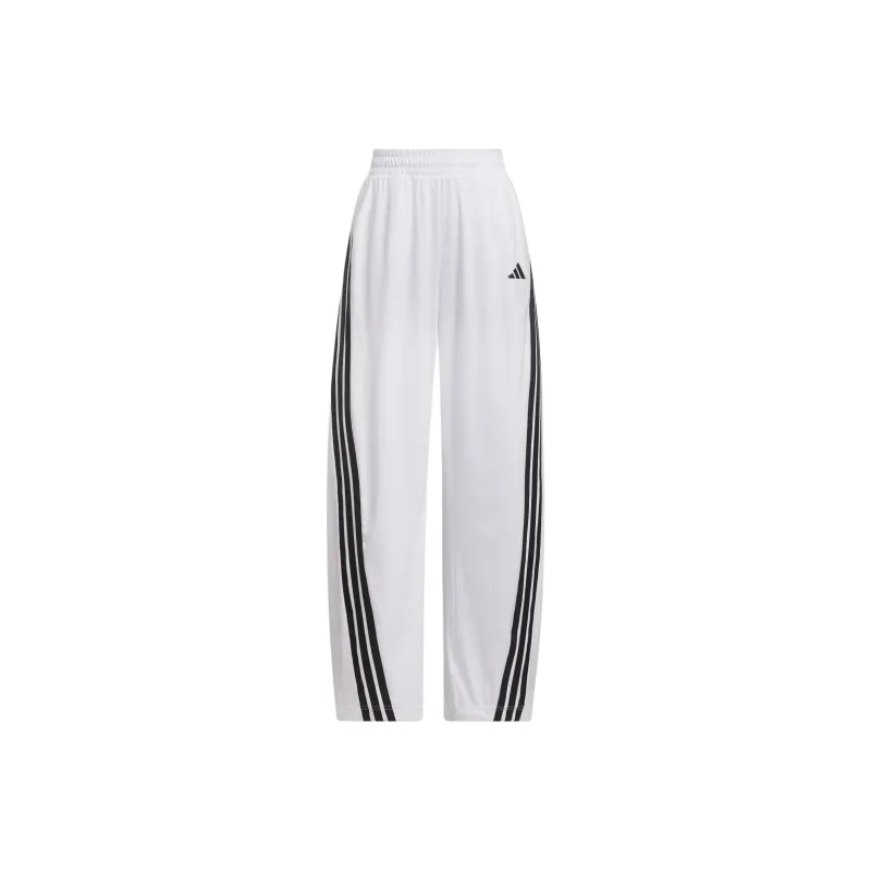 Adidas SS25 BANANA KNIT JOGGERS Casual Pants Women's White-0