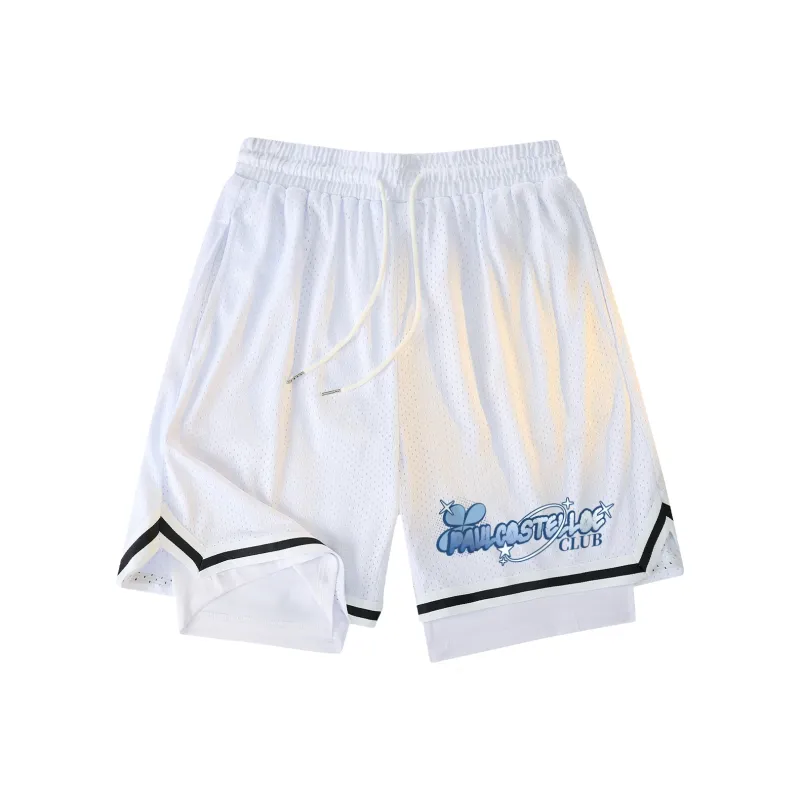 PAUL COSTELLOE Basketball Shorts Unisex-5