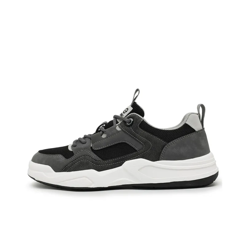 LINGPAO Shock Absorbers With Abrasion Resistant And Slip Resistant Properties Low Top Casual Shoes Men's-5