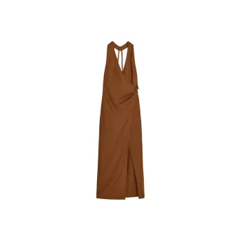 ZARA Sleeveless Dresses Women's Brown