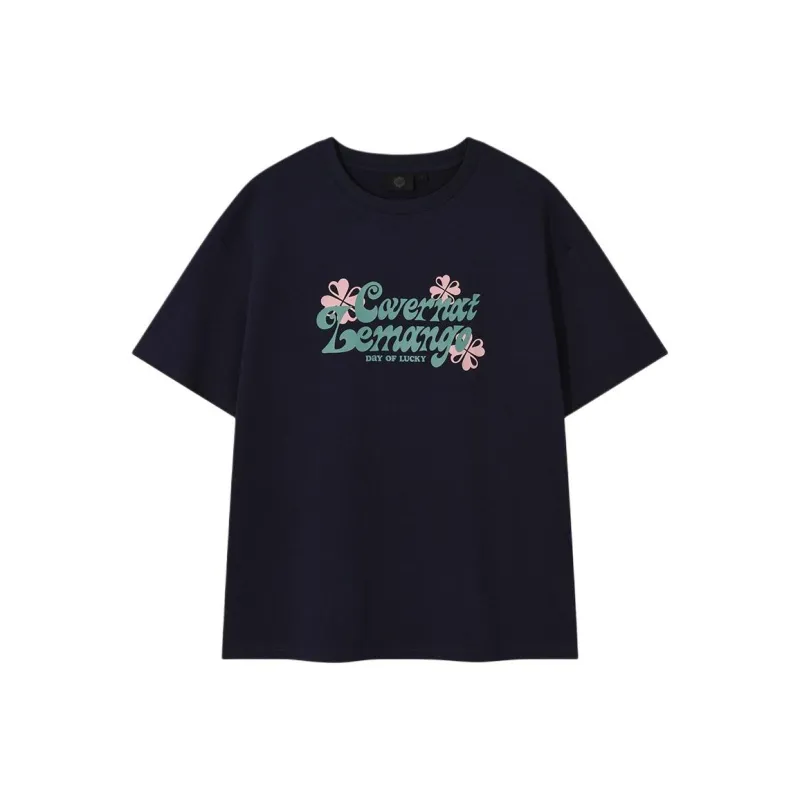 COVERNAT T Shirts Women's Marine Blue-0