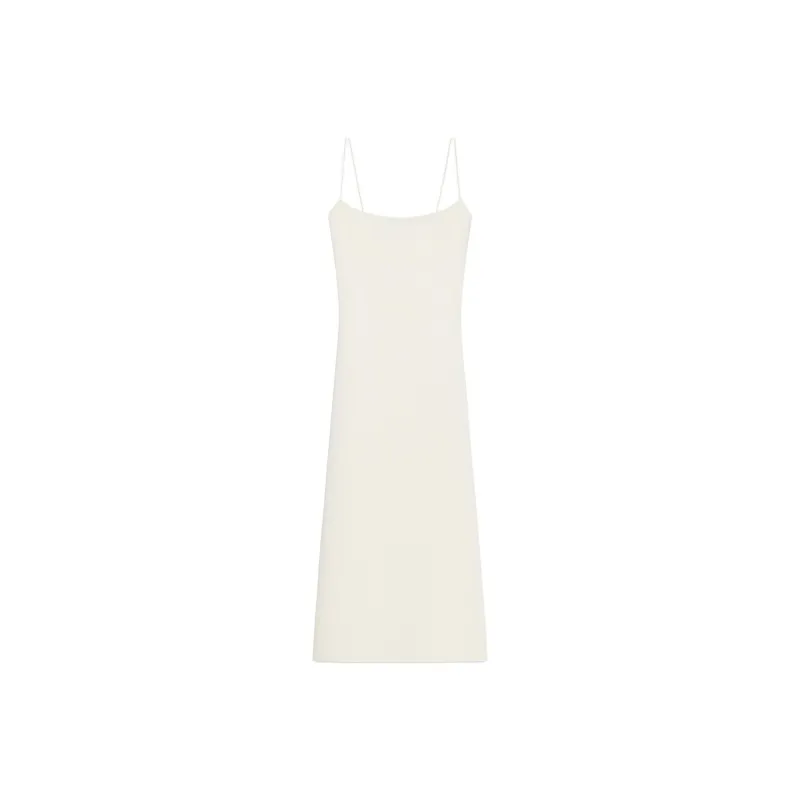 ZARA Slip Dresses Women's Frosted White-0