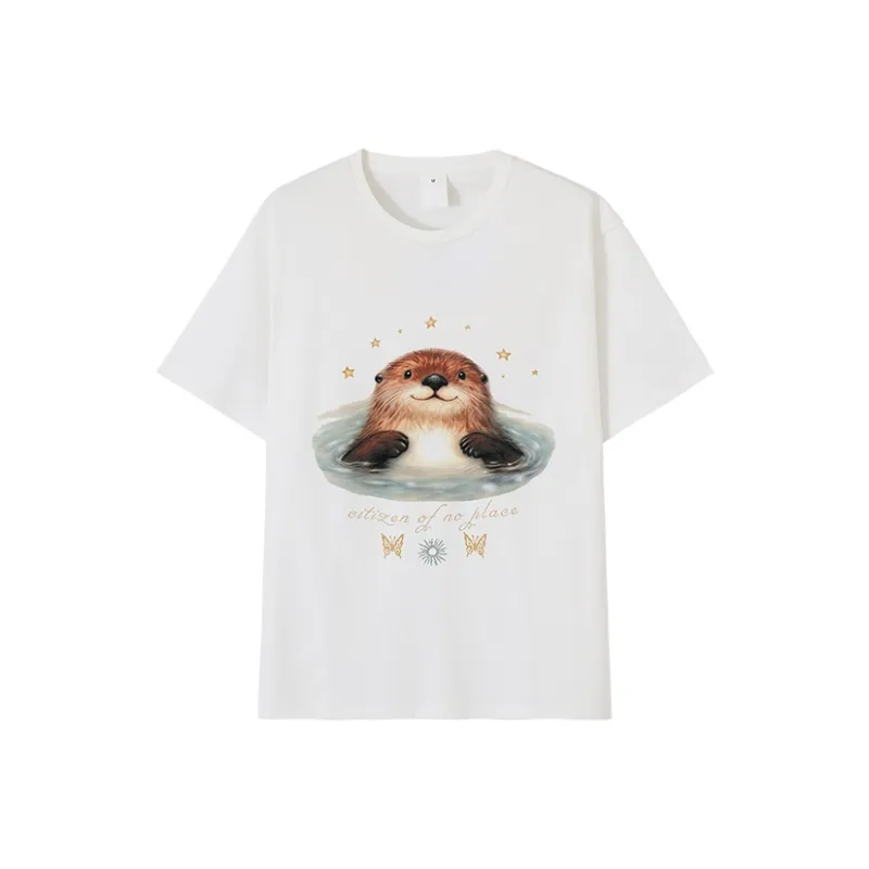 CONP T Shirts Unisex Glutinous Rice White-0