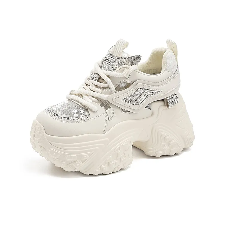 Chibang Lightweight Low Top Chunky Sneakers Women's-6