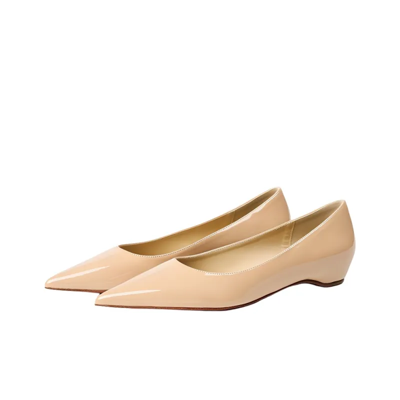 Lan Miao Casual Single Shoes Women's Nude-0