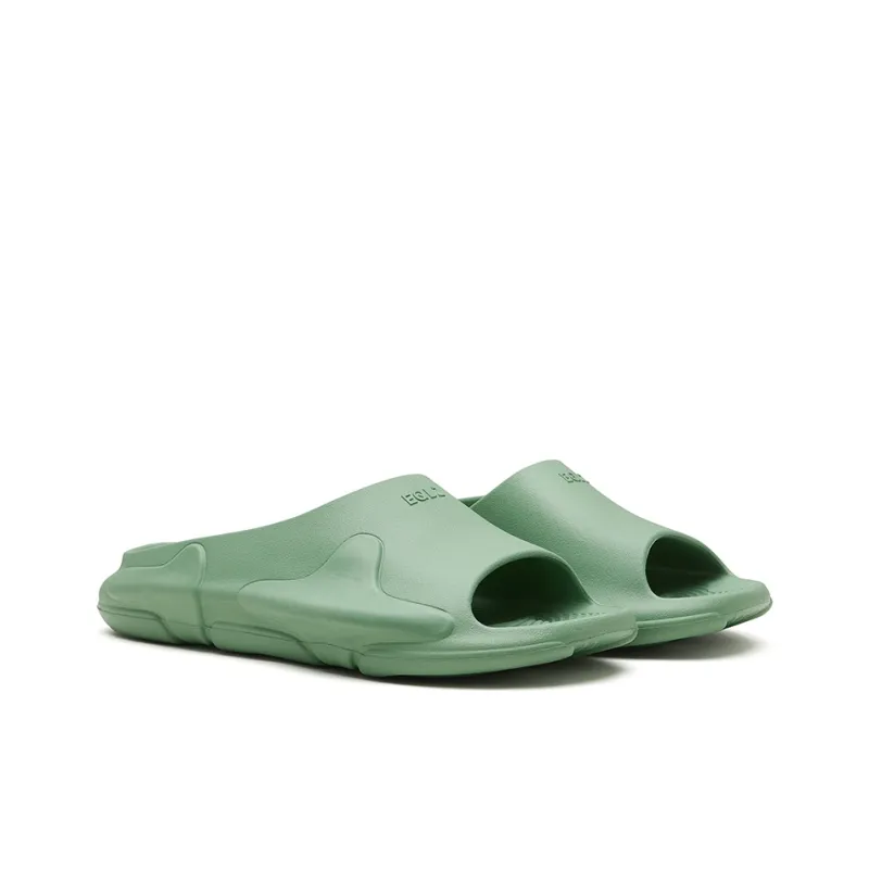 EQLZ EQUALIZER Slip Resistant Abrasion Resistant Cushioning Slide Slippers Unisex Seaweed Green-1