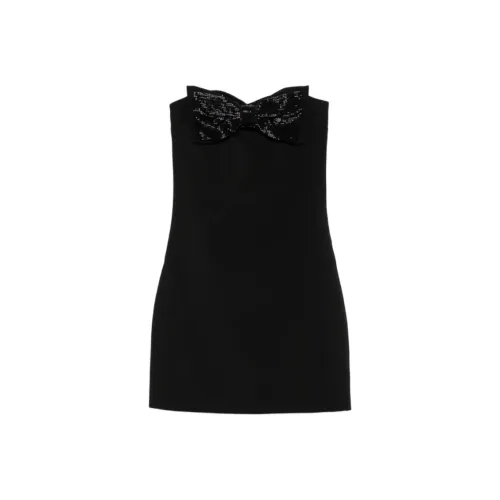 Self portrait Long Sleeved Dresses Womens Black